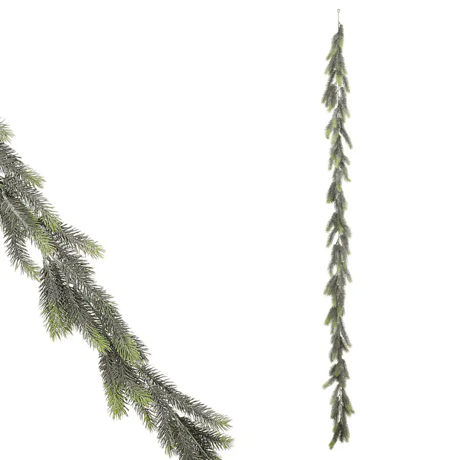 Autronic Umělá smrková girlanda SG8027 – zelená, 170 cm