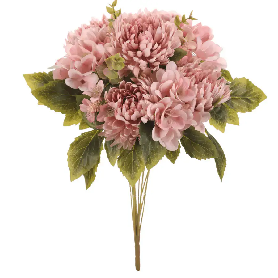 Autronic Chryzantéma a hortenzie UKZ1022 PINK - růžová