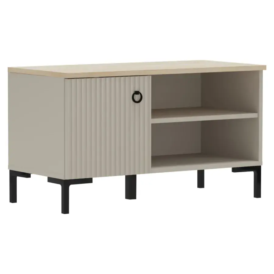 Tempo Kondela Botník DOMCA 1D – taupe/dub silverjack