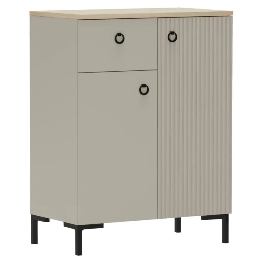 Tempo Kondela Komoda DOMCA 2D1S – taupe/dub silverjack