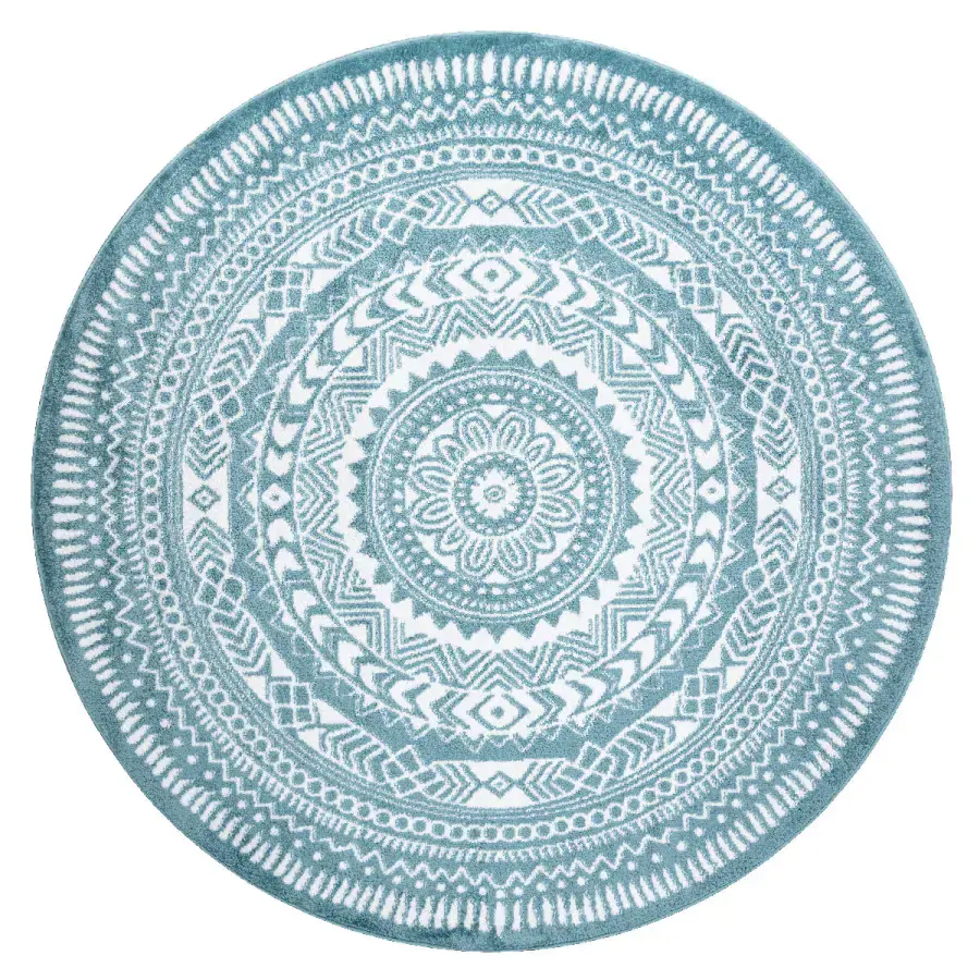 Dywany Łuszczów Kusový koberec Napkin blue kruh 160x160 (průměr) kruh