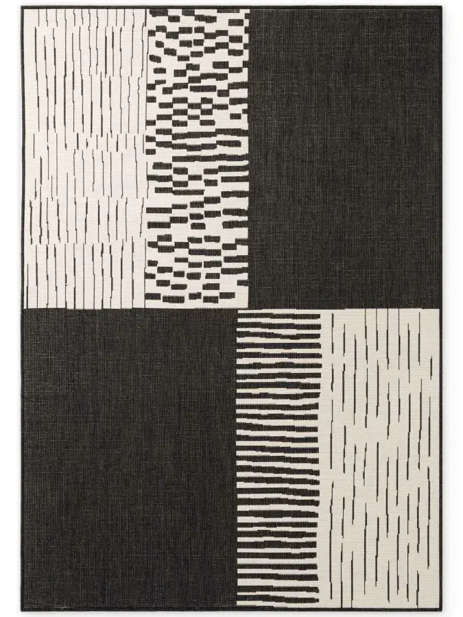 Ted Baker Kusový koberec Ted Baker Haringey 106376 Black White 200x300 cm