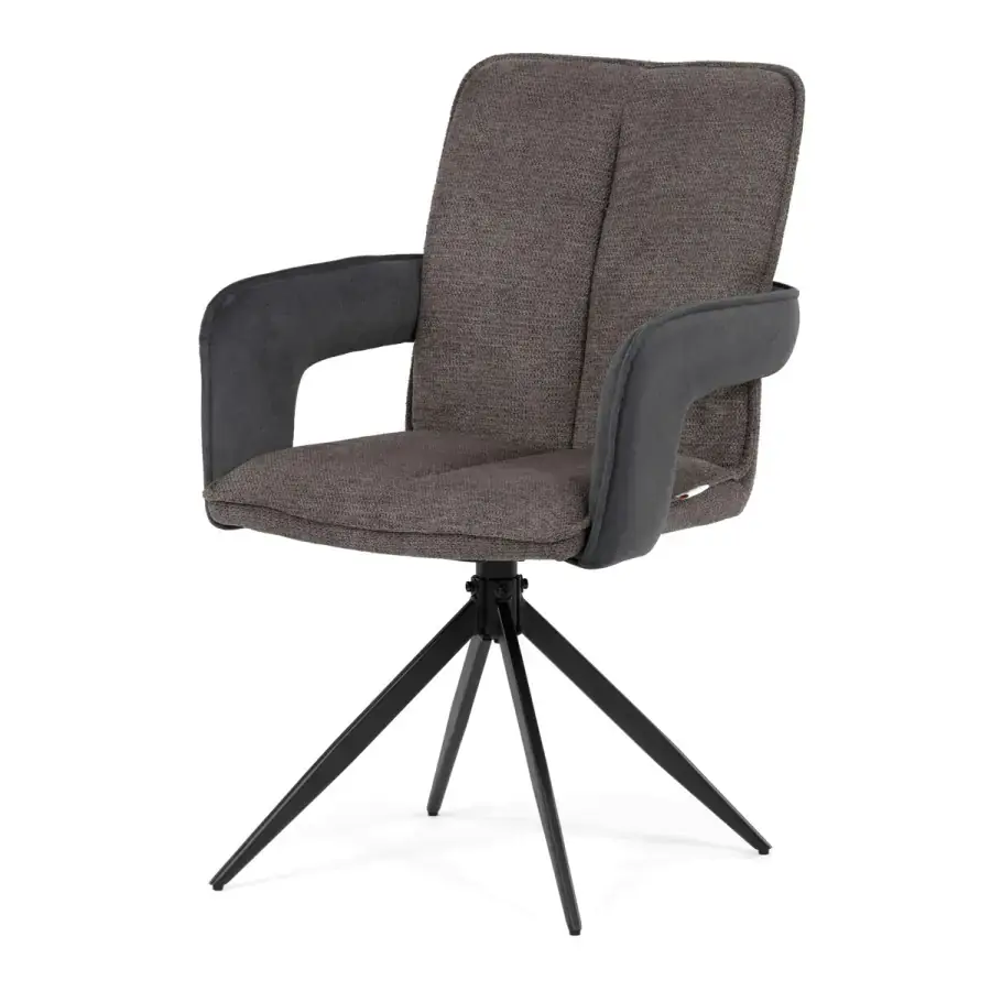 Jídelní židle otočná 180° DCH-F1146 GREY2 šedá