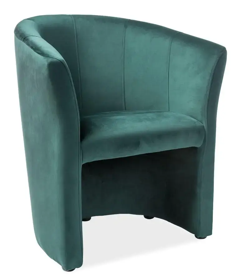 Casarredo Čalouněné křeslo TM-1 VELVET zelená