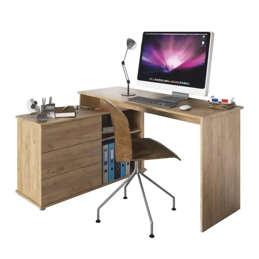 Tempo Kondela Univerzální rohový PC stůl TERINO - dub artisan