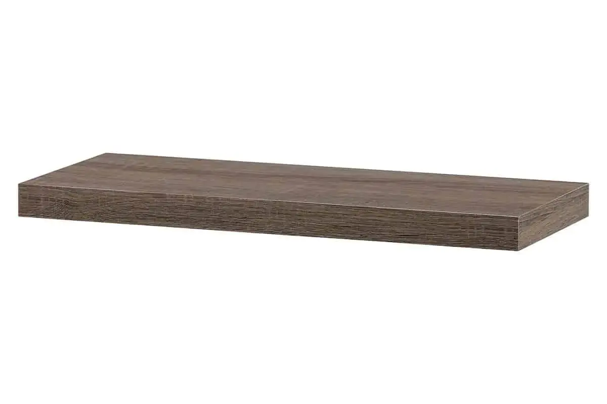 Autronic Nástěnná polička 60cm P-001 SON2 - tmavý dub sonoma