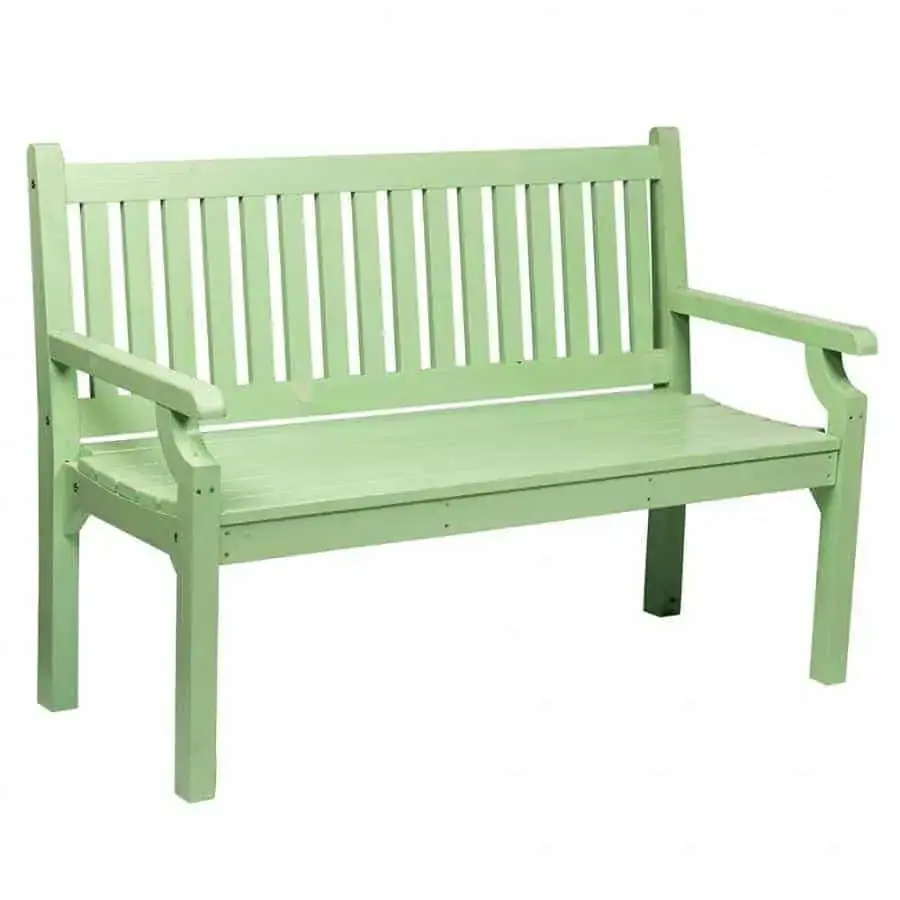 Tempo Kondela Dřevěná zahradní lavička KOLNA 150 cm - neo mint
