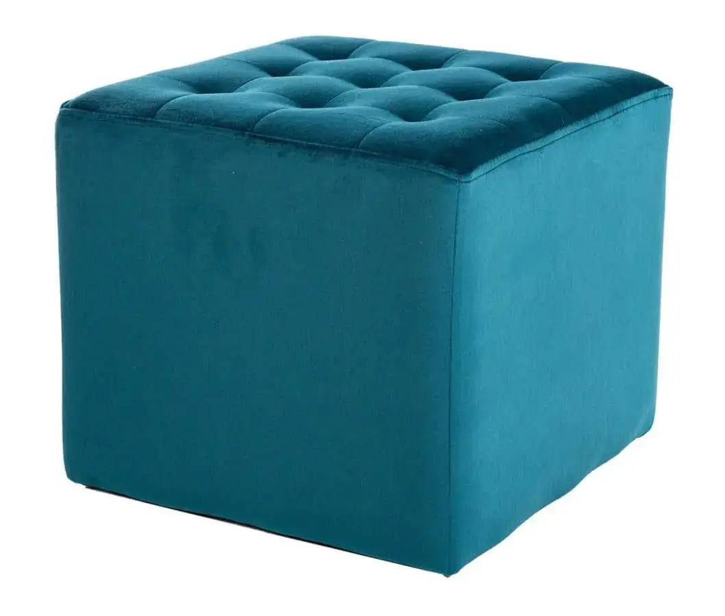 Casarredo Taburet LORI velvet tyrkysová