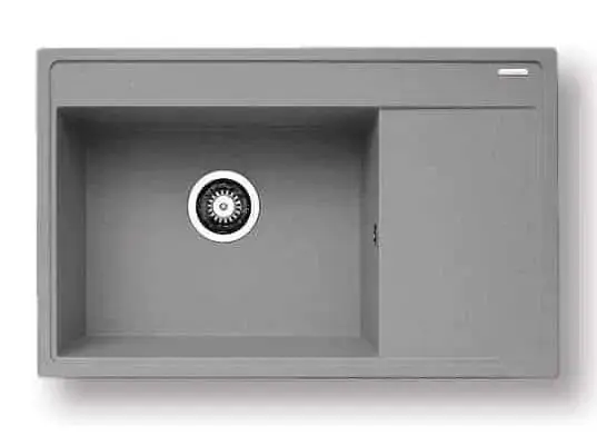 Casarredo Pyragranitový dřez CAMEA 1B 1D LH (79x50) grey