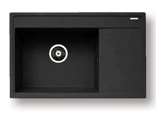 Casarredo Pyragranitový dřez CAMEA 1B 1D LH (79x50) black