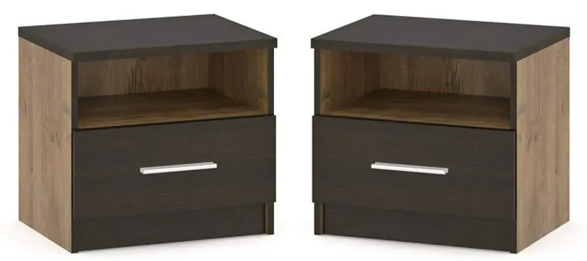 Casarredo Noční stolek 2 ks VERONIKA april/wenge