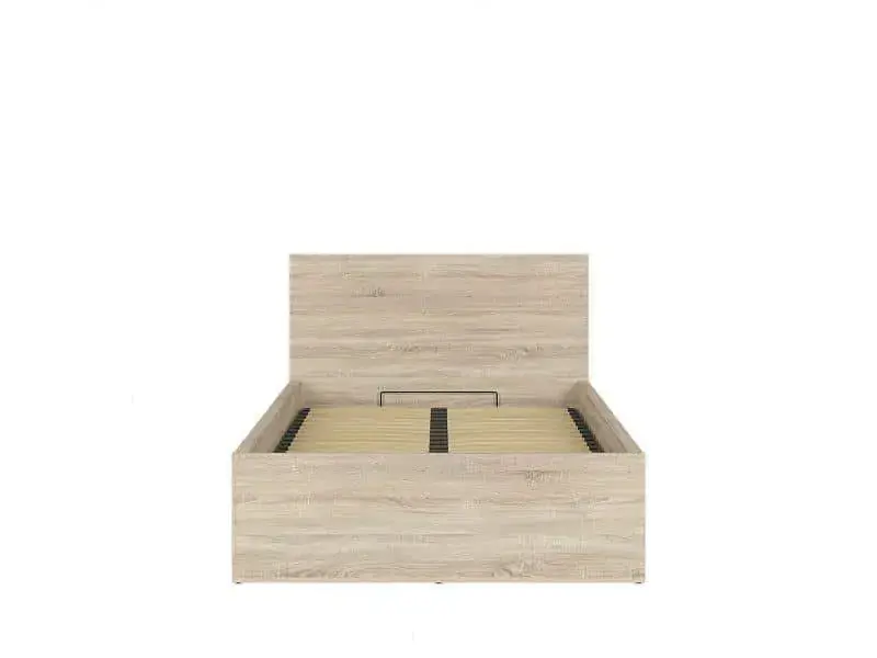 BRW Postel TETRIX s roštem LOZ/120/B, dub sonoma