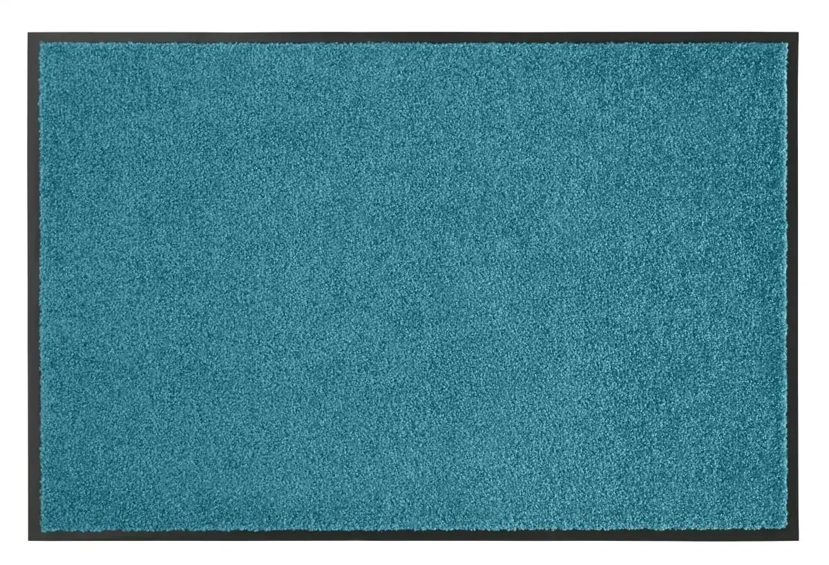Tyrkysová rohožka Hanse Home Wash & Clean, 39 x 58 cm