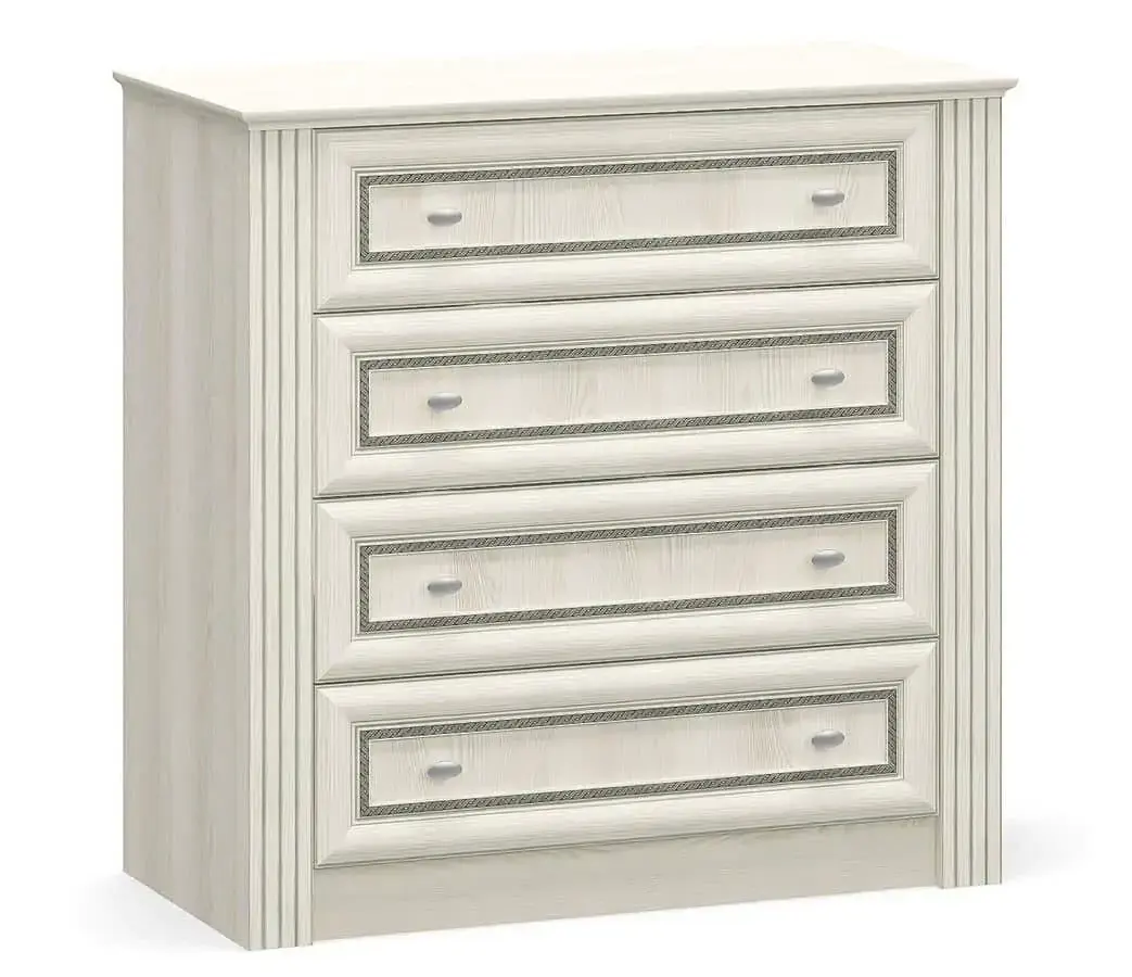 Casarredo Komoda 4S BRISTOL NEW II jasan sněhový