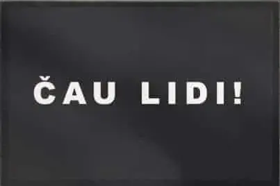 ATAN Rohožka Babiš Čau lidi 40x60 cm