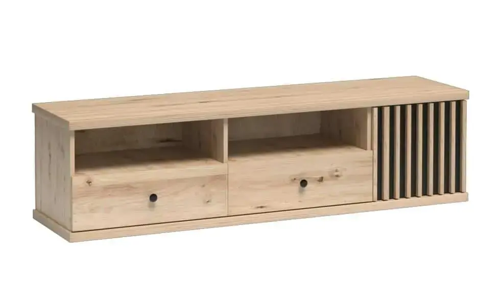 Casarredo Televizní stolek 1D2S BARBUS dub artisan/černá