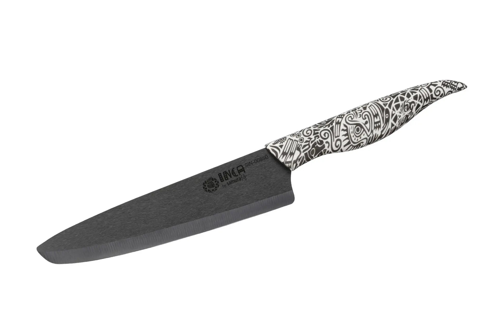 Samura INCA Šéfkuchařský keramický nůž 18,7 cm s čepelí z černé zirkonie (SIN-0085B)