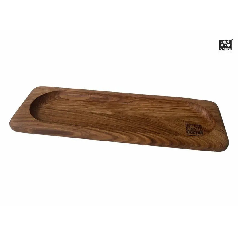 Chefs Soul BLANCHE Dubový servírovací tác na chléb 40x13cm