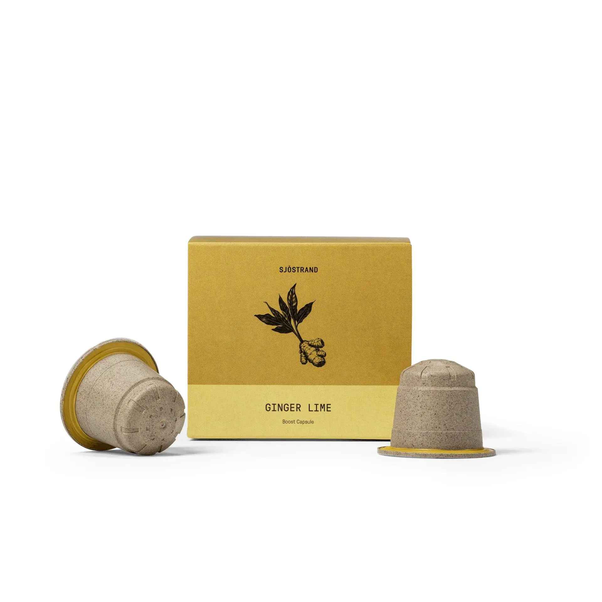 Sjöstrand kapsle do kávovaru - BOOST - GINGER - 10 kapslí