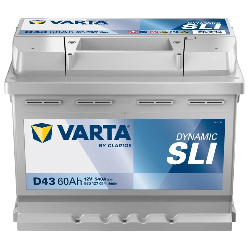 Autobaterie Varta Dynamic SLI 60Ah, 12V, 540A, D43 (LEVÁ)