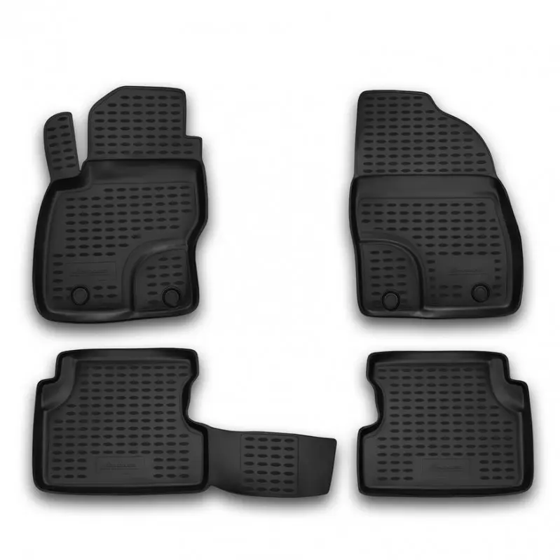 Gumové autokoberce Ford Focus 2004-2011 (oválné fixace)
