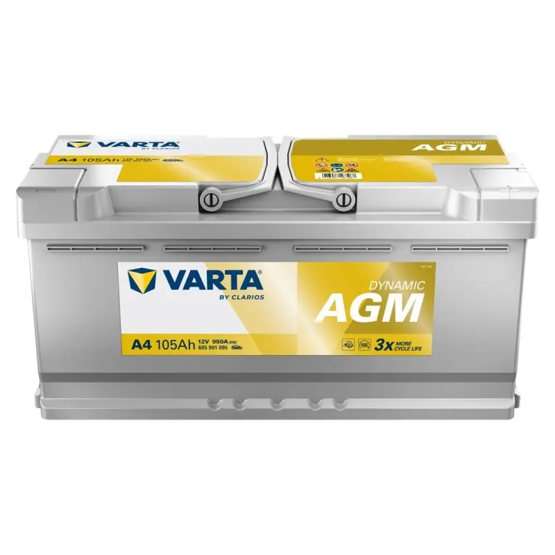 Autobaterie Varta Dynamic AGM 105Ah, 12V, 950A, A4