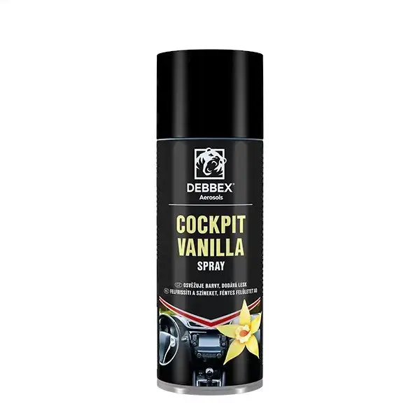 Cockpit sprej Debbex (vanilka, 400ml)