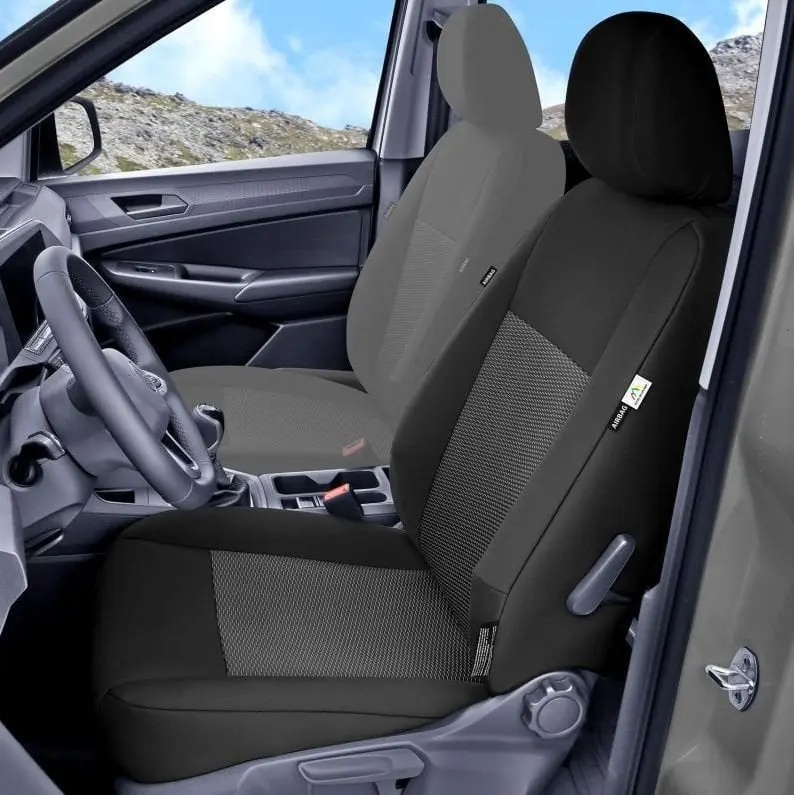 Přesné autopotahy VW Caddy 2021- (řidič, se stolkem)