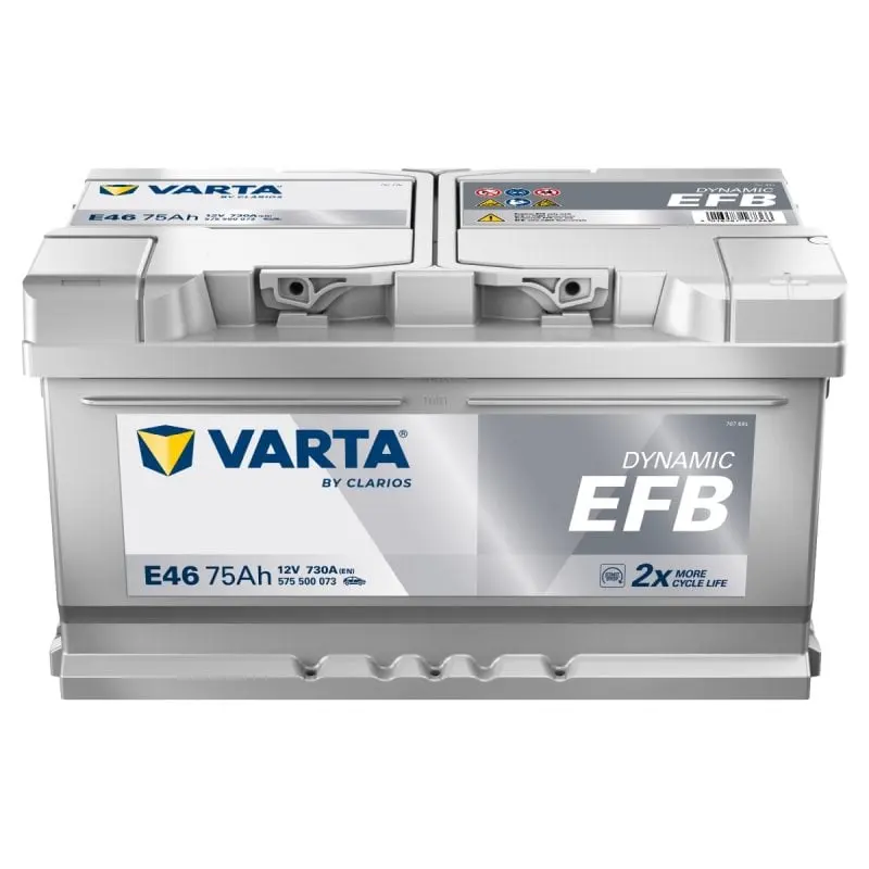 Autobaterie Varta Dynamic EFB 75Ah, 12V, 730A, E46