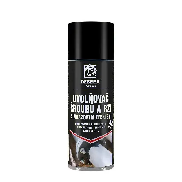 Uvolňovač šroubů a rzi s mrazovým efektem Debbex (400ml)