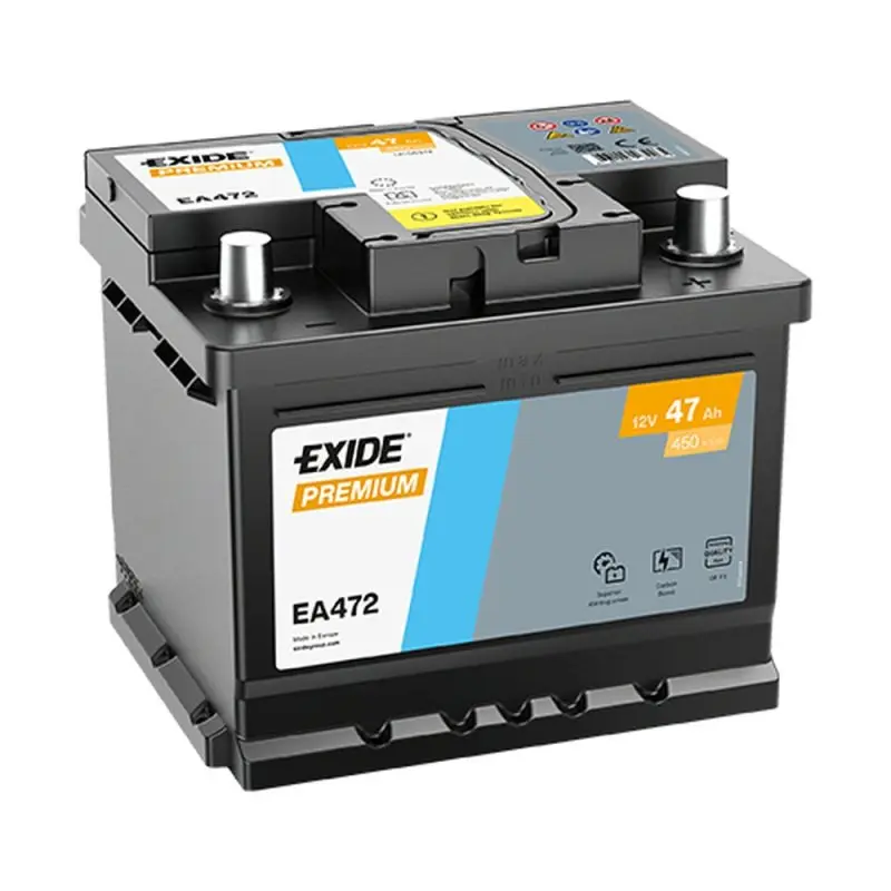 Autobaterie Exide Premium Carbon 47Ah, 12V, 450A, EA472