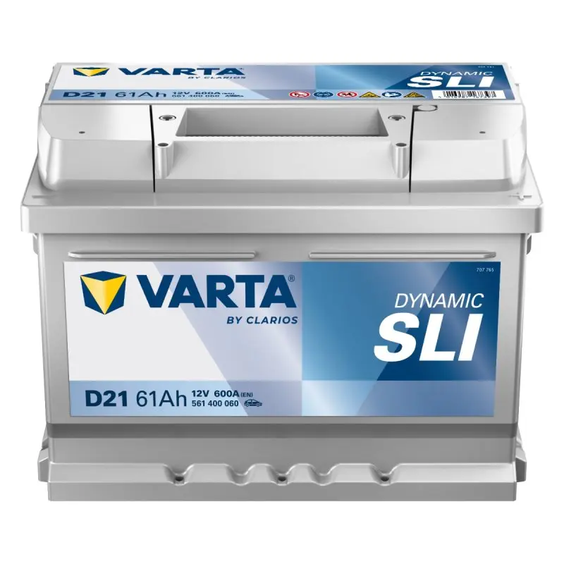 Autobaterie Varta Dynamic SLI 61Ah, 12V, 600A, D21