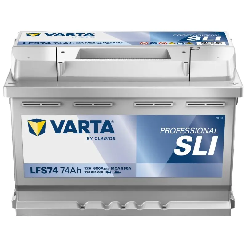 Autobaterie Varta Professional SLI 74Ah, 12V, 680A, LFS74