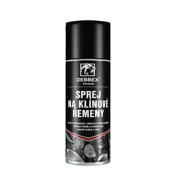 Sprej na klínové řemeny Debbex (400ml)