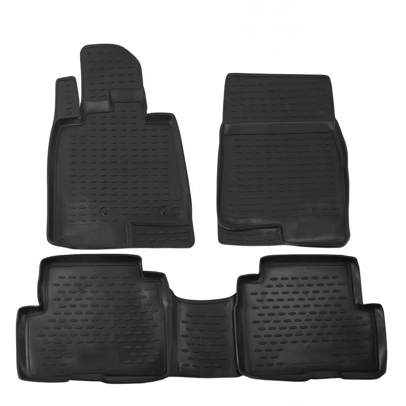 Gumové autokoberce Mitsubishi Pajero IV. 2006-2018 (3 dveře)