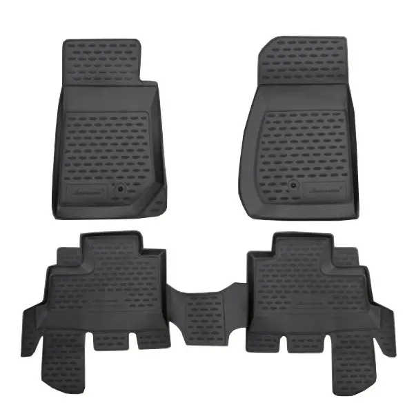 Gumové autokoberce Jeep Wrangler 2007-2018 (4 dveře)