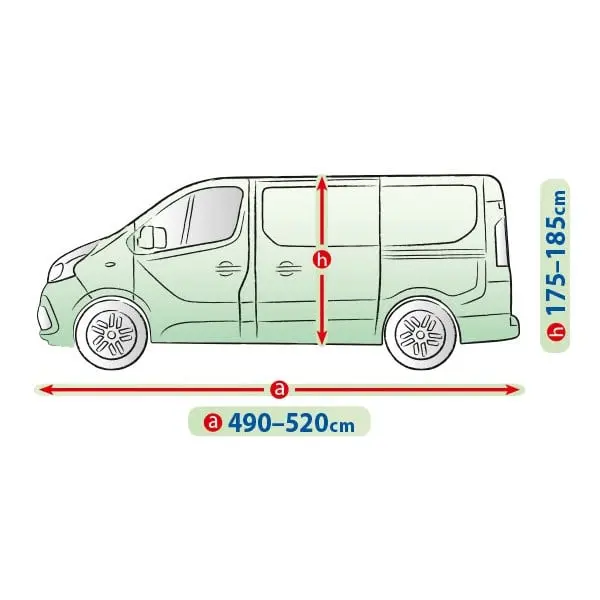 Autoplachta Mobile Garage van L500