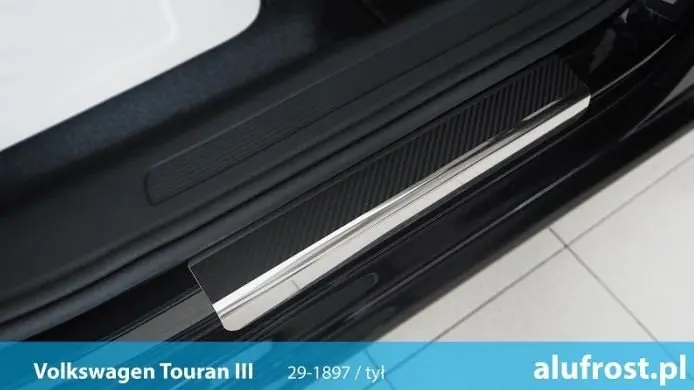 Prahové lišty VW Touran 2015-2026 (carbonová fólie)