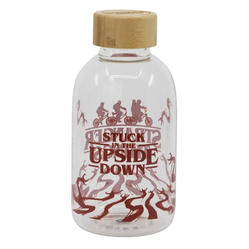 Skleněná lahev na vodu, 620ml, Stor, Stranger Things