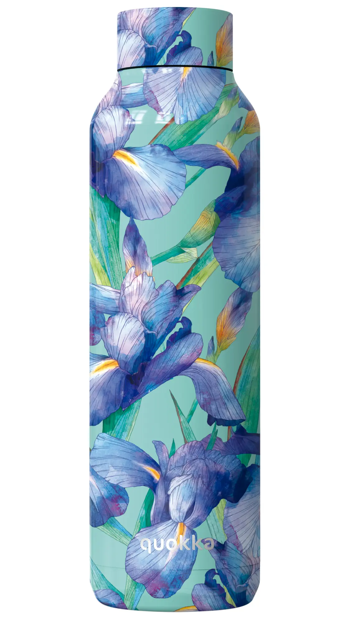 Nerezová termoláhev Solid, 850ml, Quokka, blue Irisies