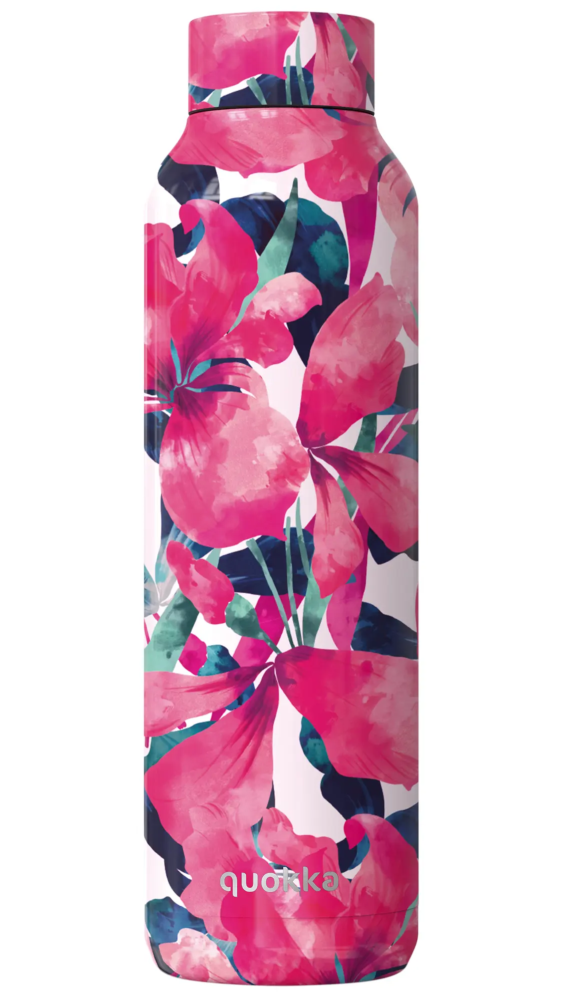Nerezová termoláhev Solid, 850ml, Quokka, Pink Bloom