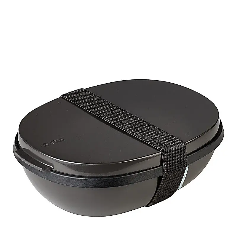 Dvojitý box na oběd Ellipse Duo, 1,4l, antracitový