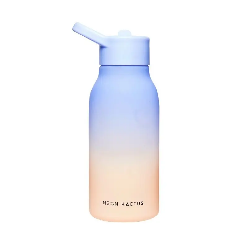 Dětská tritanová láhev, 340ml, Neon Kactus, fialovo/oranžová