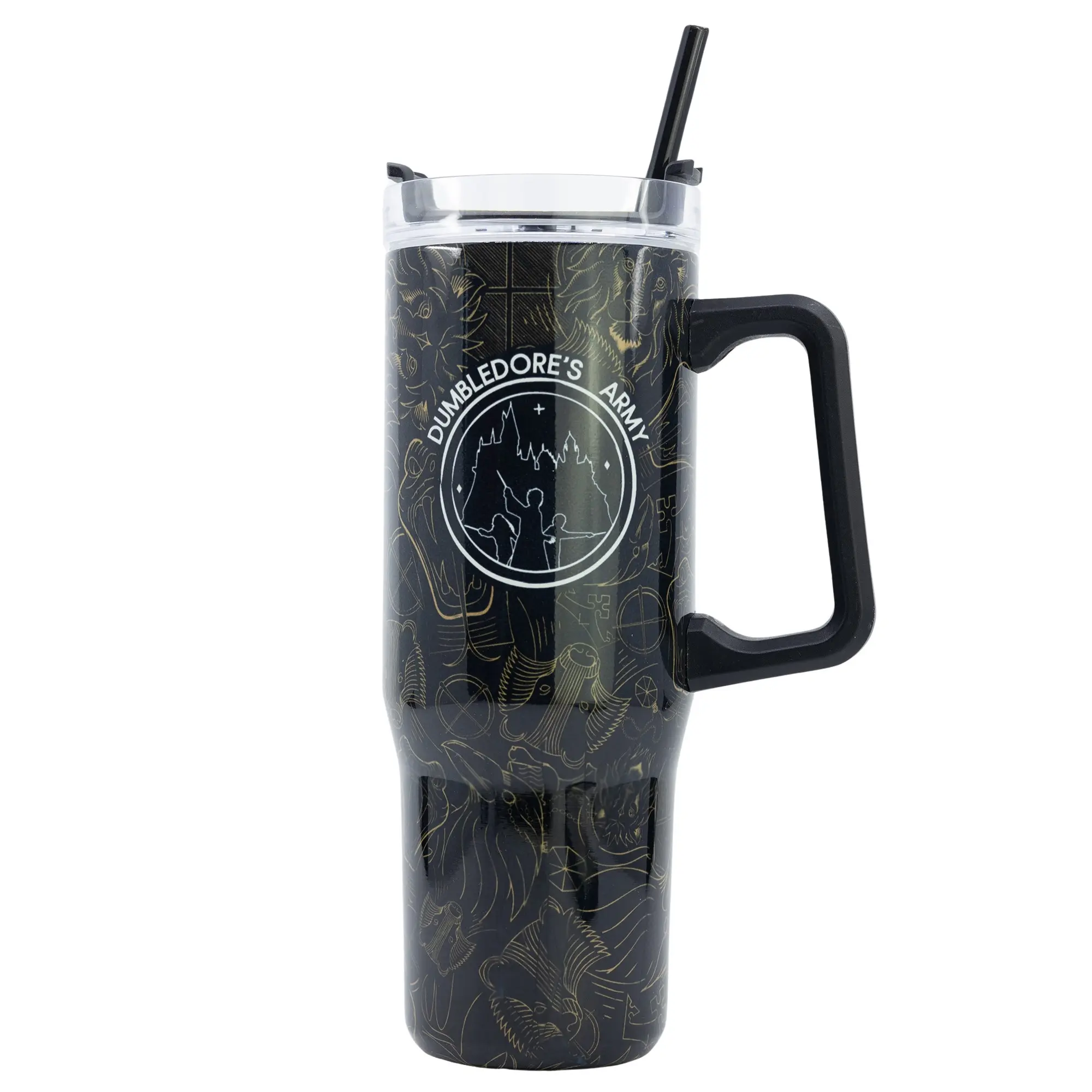Nerezový termohrnek s brčkem, 940ml, Stor, Harry Potter