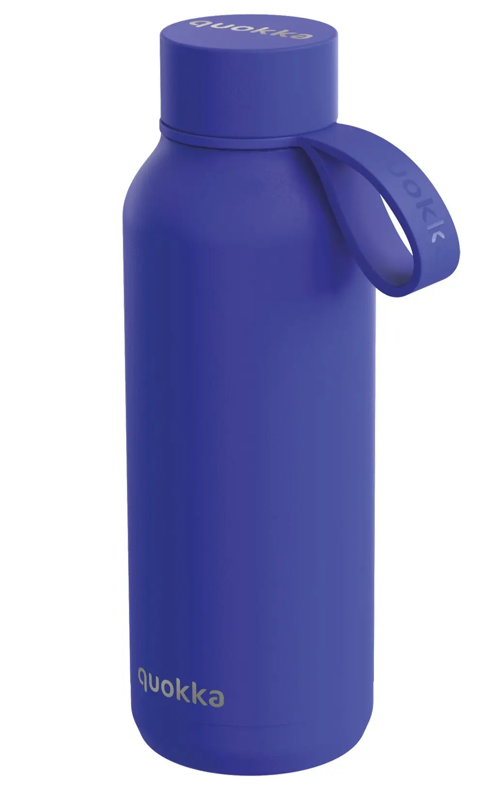 Nerezová termoláhev s poutkem Solid, 510ml, Quokka, modrá