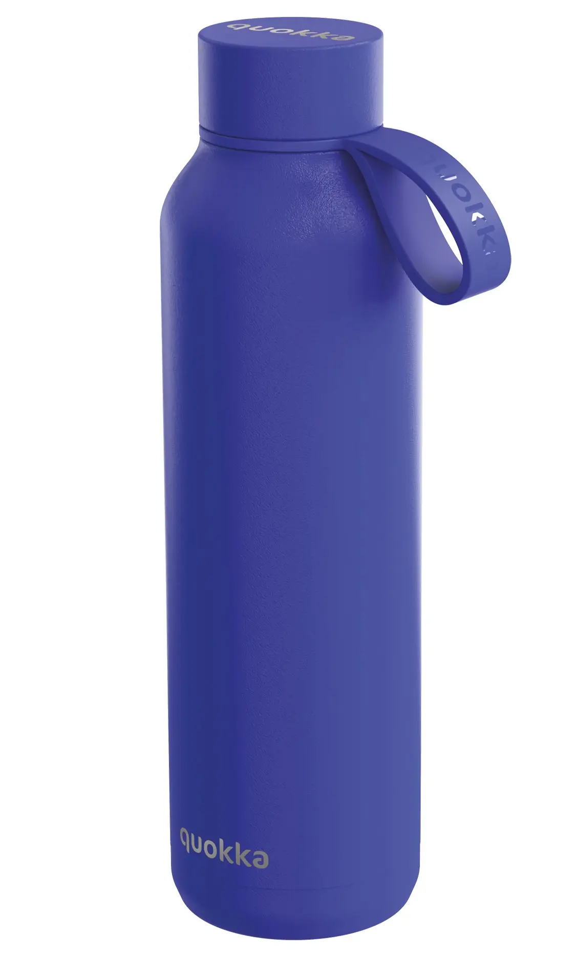 Nerezová termoláhev s poutkem Solid, 630ml, Quokka, modrá
