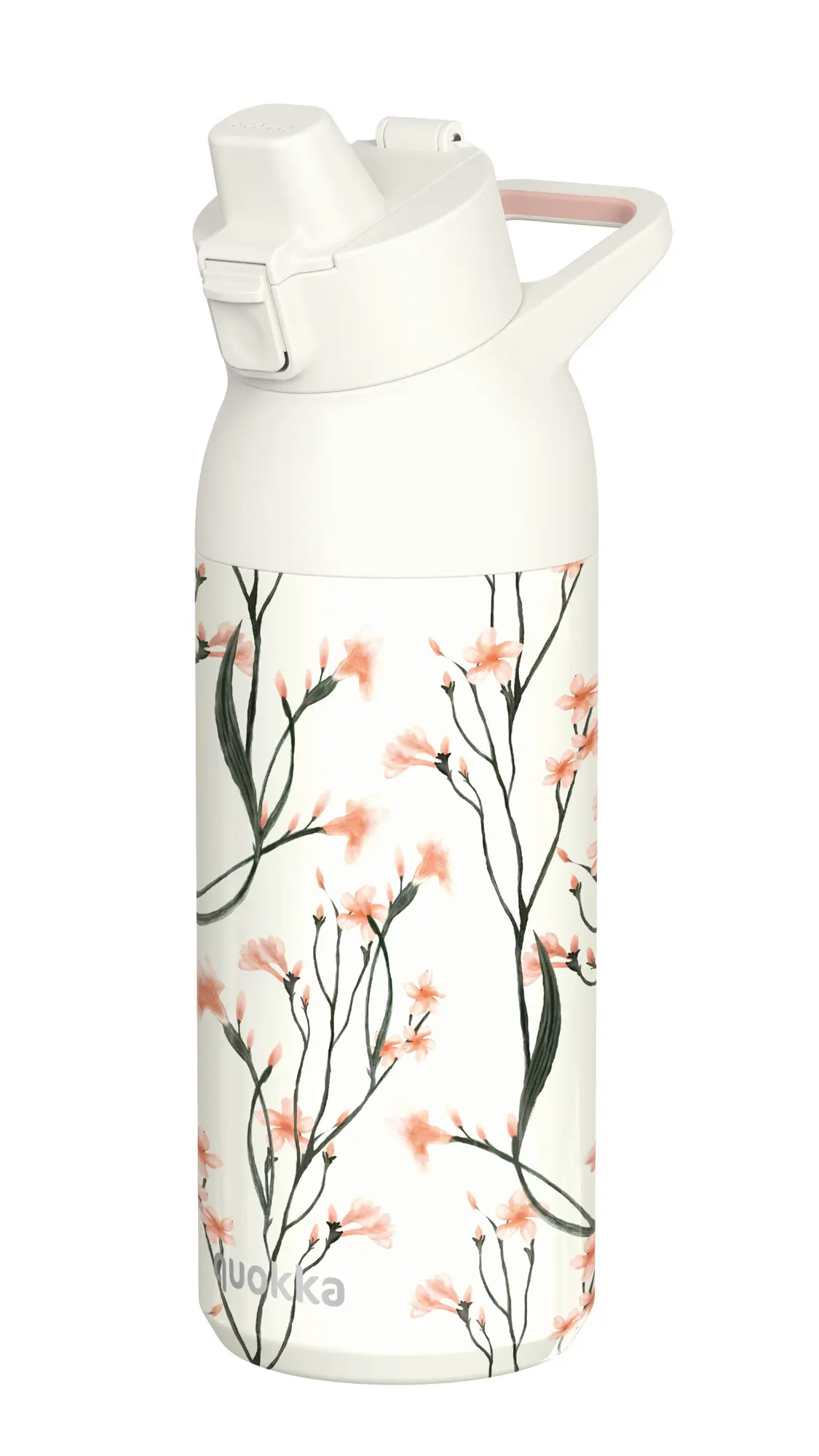 Nerezová sportovní láhev s pítkem Tide, 700ml, Quokka, wild flowers