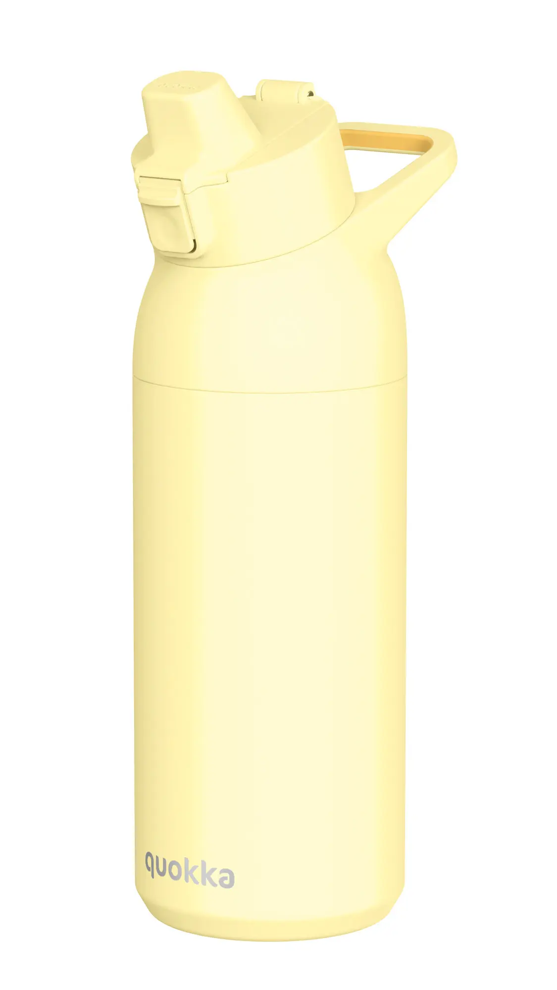 Nerezová sportovní láhev s pítkem Tide, 700ml, Quokka, světle žlutá