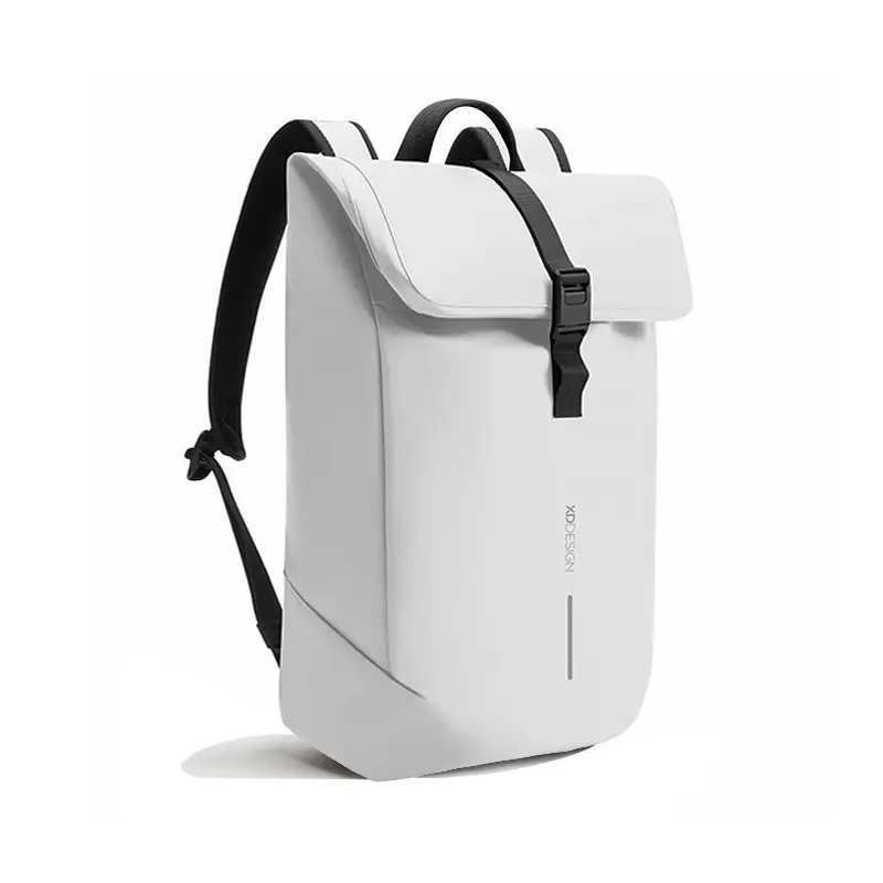 Voděodolný batoh s klopou, Urban, 16", XD Design, bílo/šedý