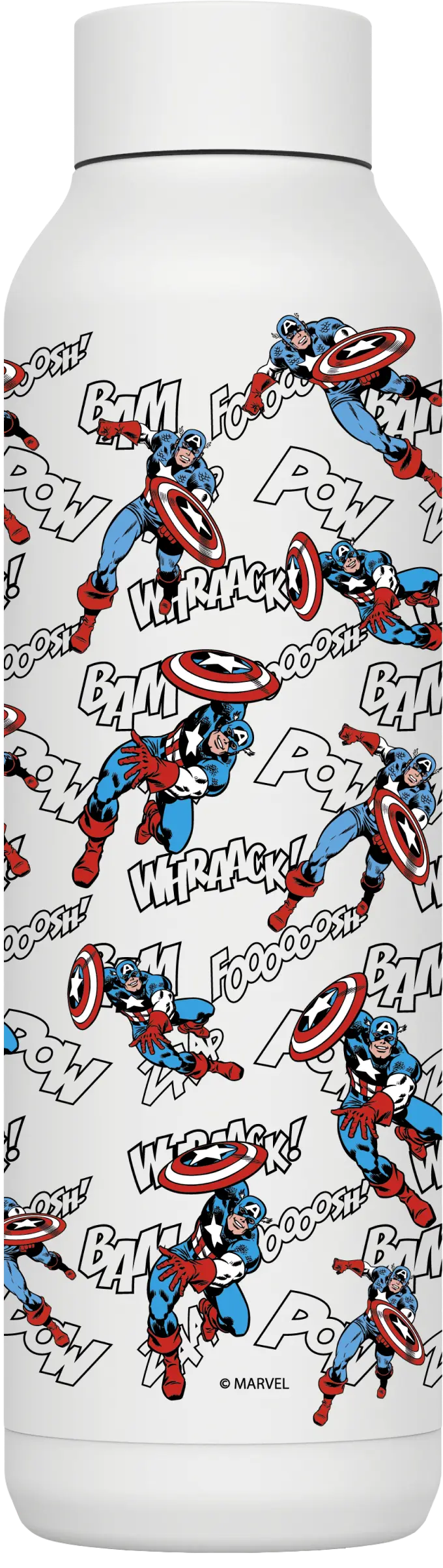 Nerezová termoláhev Solid, 630ml, Quokka, Captain America